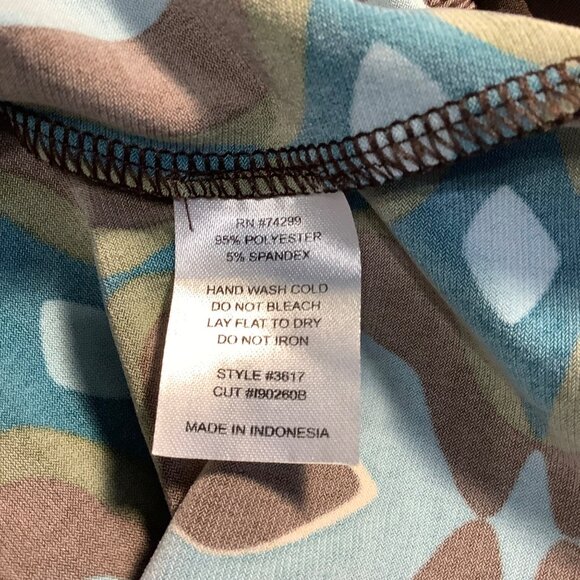 70s Inspired En Focus Studio Womens 16 Dress Mod Geometric Print Retro Chic - Picture 7 of 8